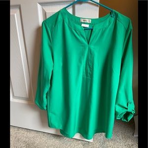 Green Van Heusen Blouse